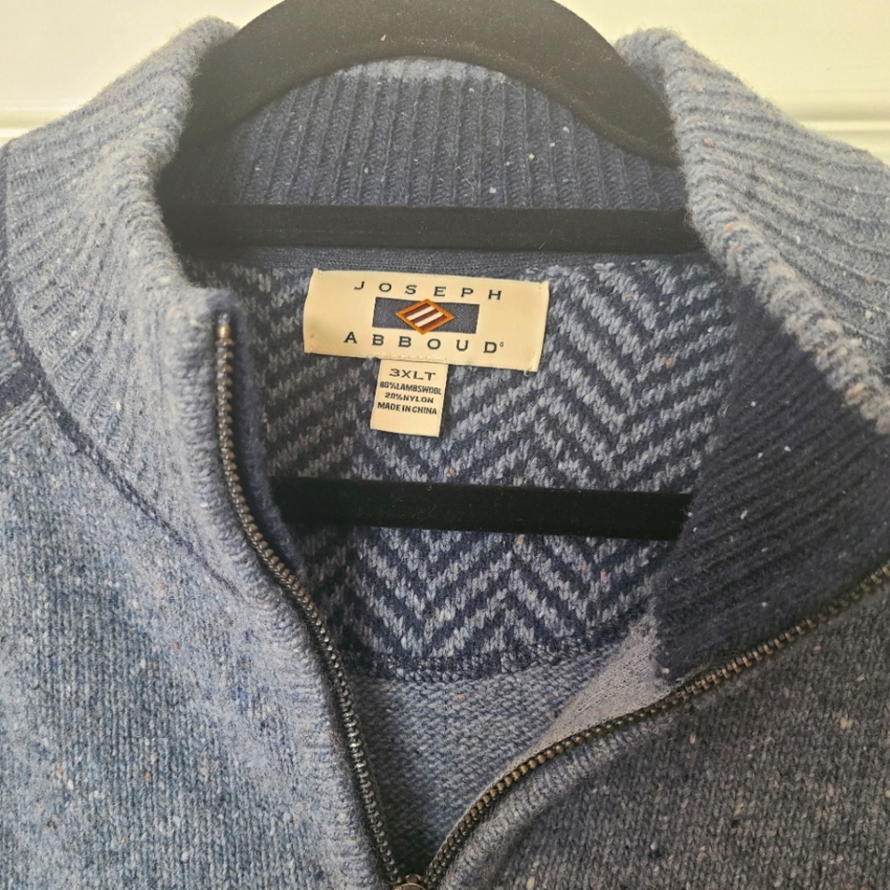 1/4 Zip Lambswool Sweater